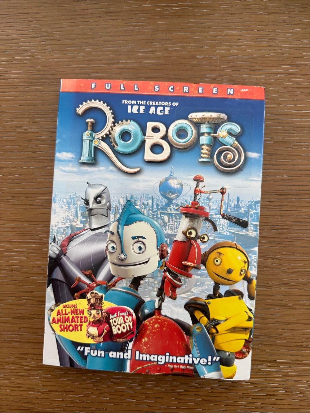 Robots Full ScreRobots Full Screen DVD Animated Short Aunt Fanny's Tour of Booty